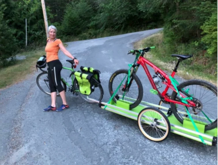 Wike DIY Flatbed Cargo Bicycle Trailer Kit - Image 4