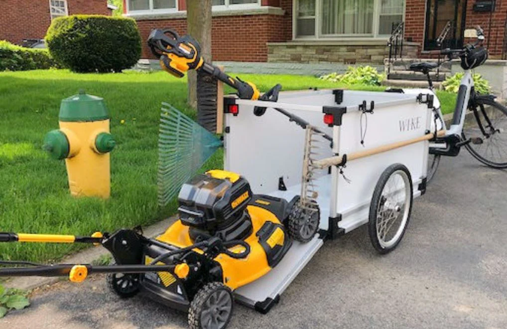 Wike Aluminum Landscaping & Utility Cargo Bike Trailer - Image 6