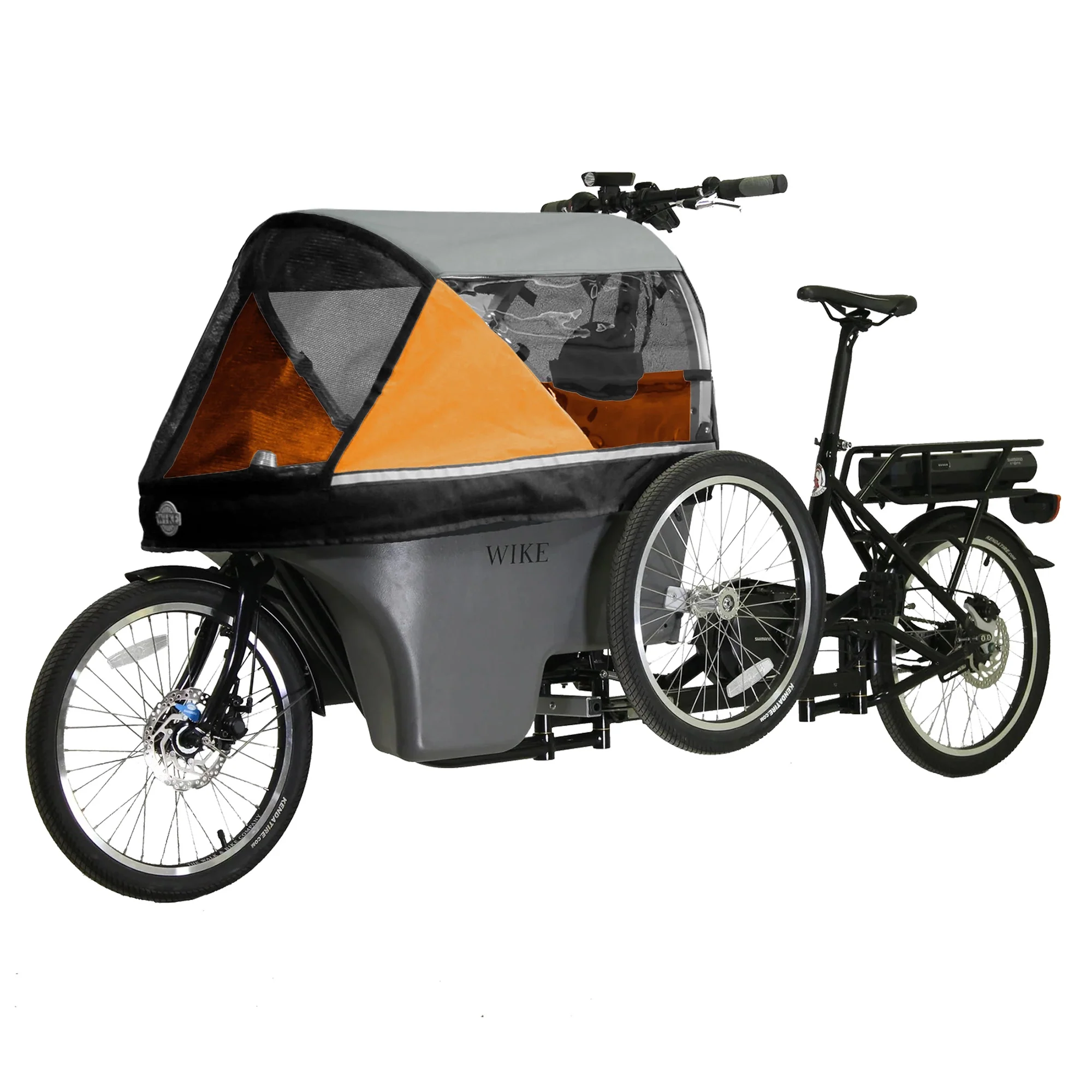 Wicycle® 'WIKE Electric Salamander' E-Cargo Bicycle & Stroller - Image 5