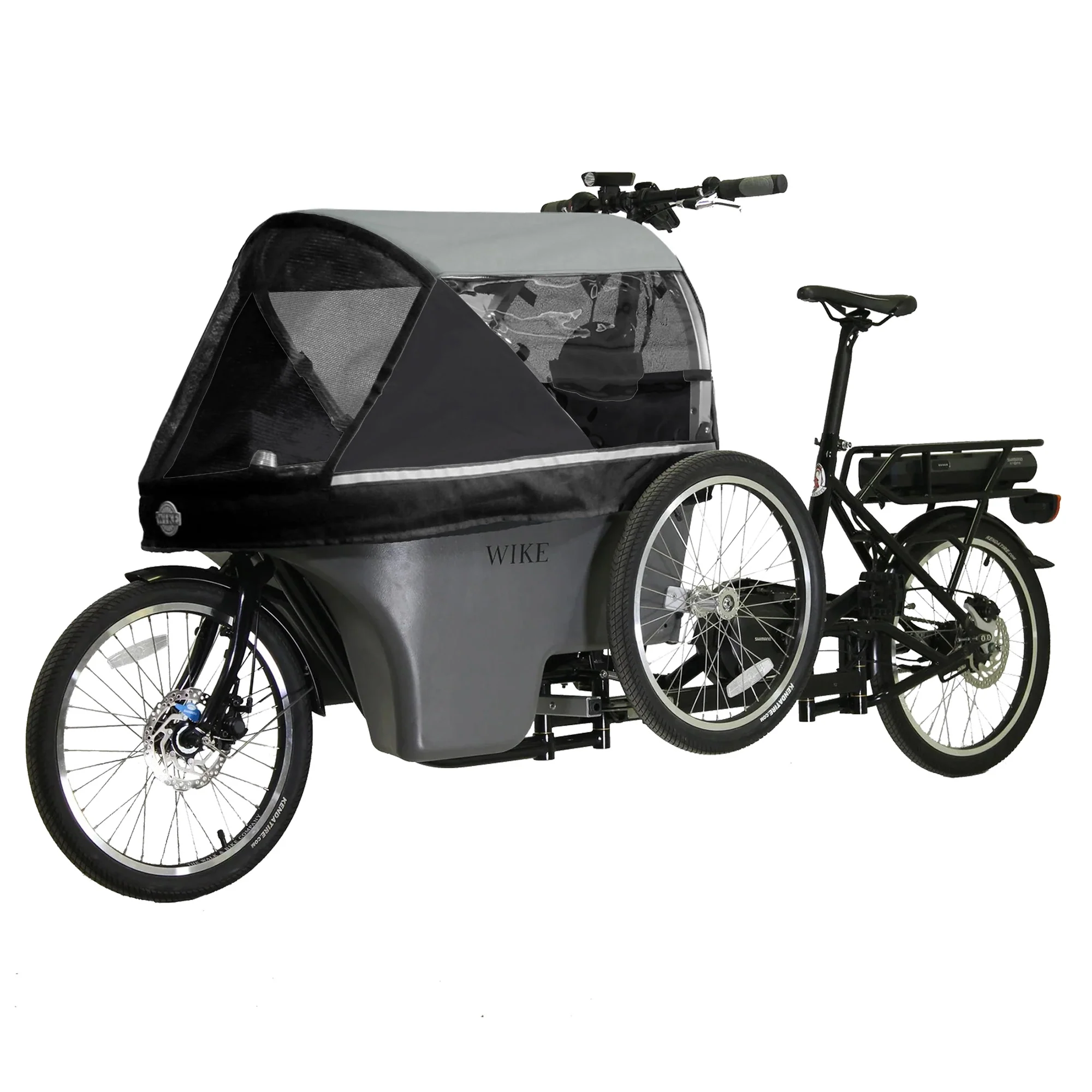 Wicycle® 'WIKE Electric Salamander' E-Cargo Bicycle & Stroller - Image 6