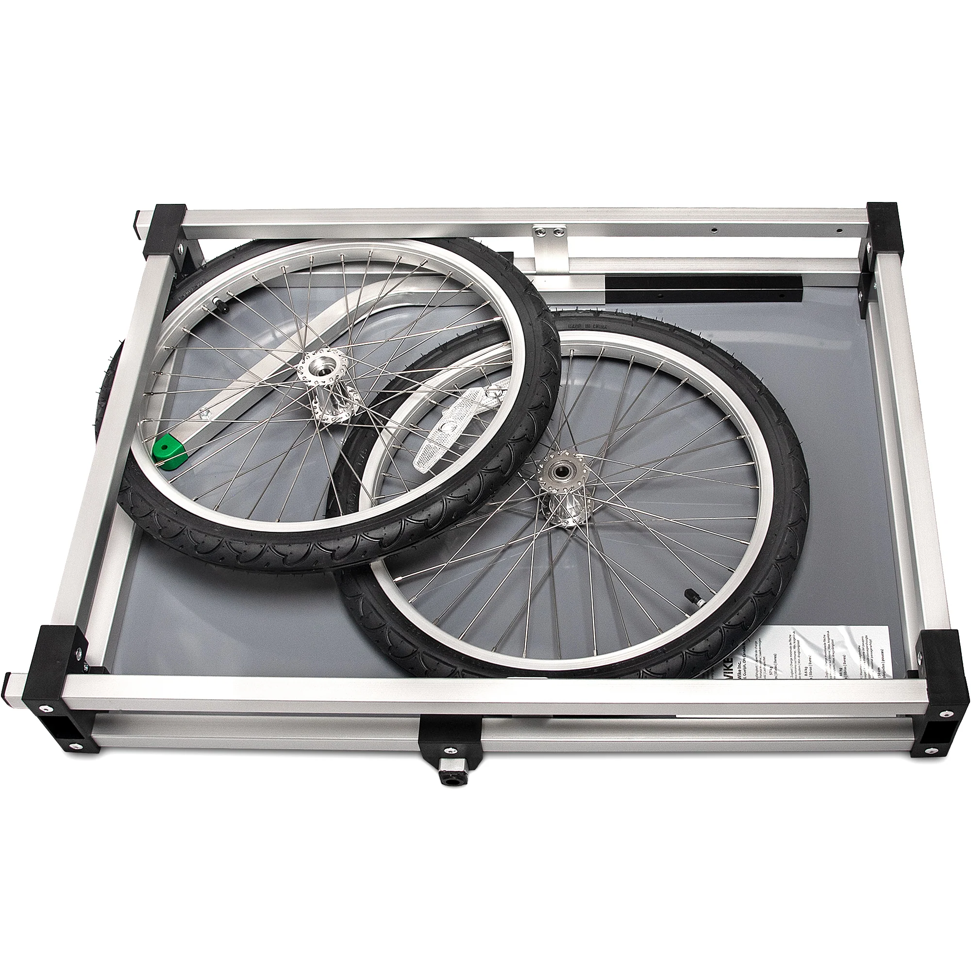 Wike Aluminum Heavy Duty Flatbed Bike Trailer - Image 6