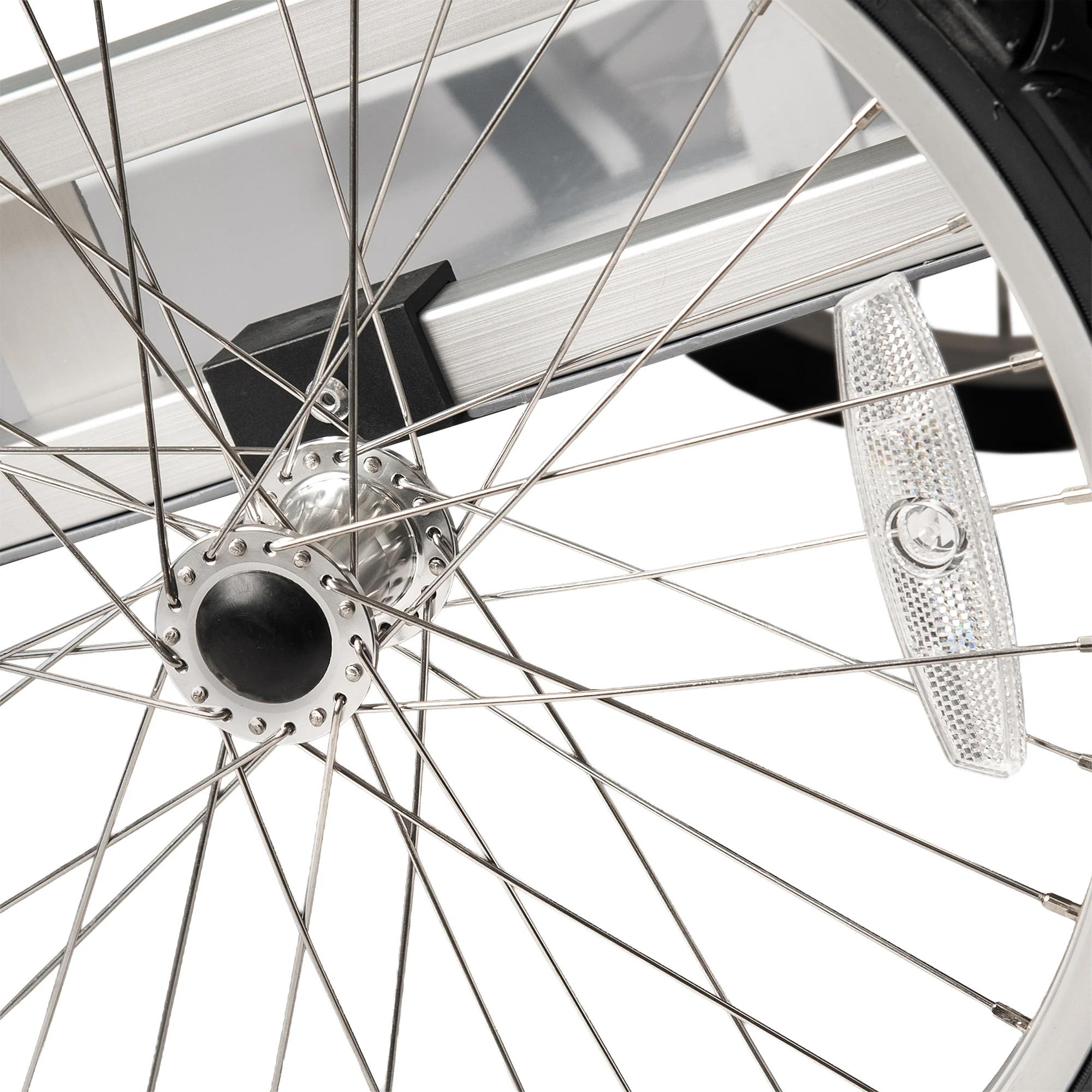 Wike Aluminum Heavy Duty Flatbed Bike Trailer - Image 7